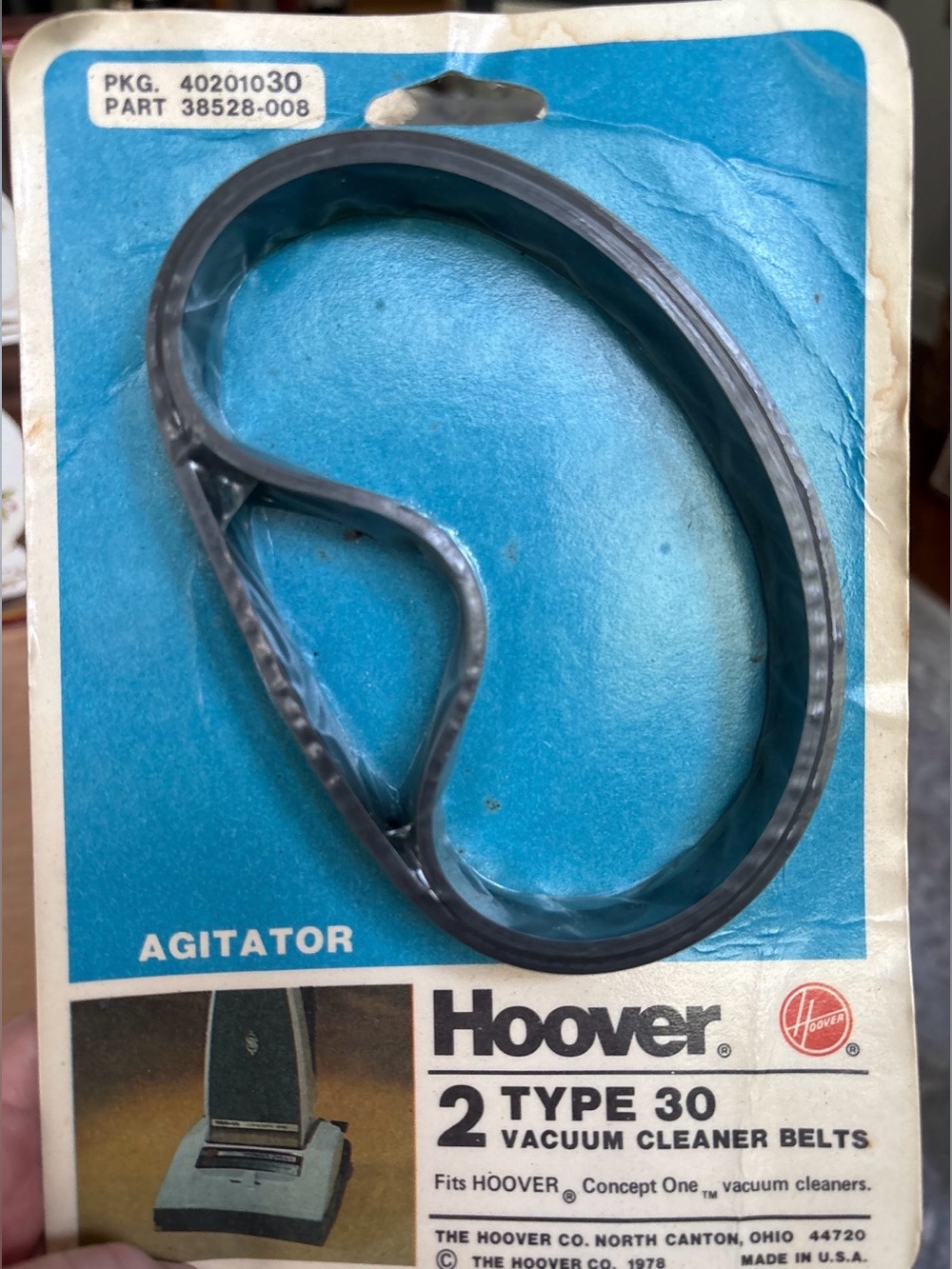 Hoover Vacuum Power Drive Belts Agitator Type 30 Part 38528-008
